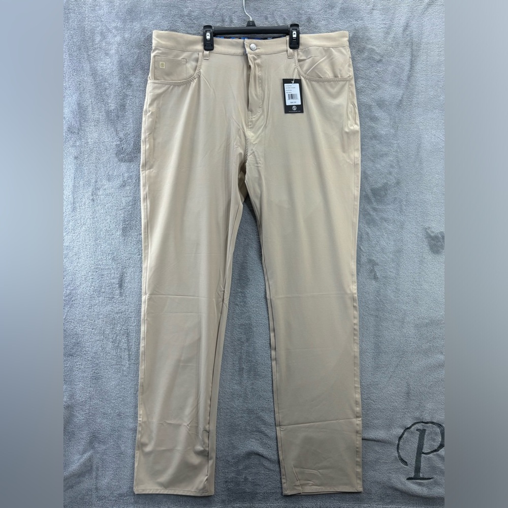 Scales Offshore Country Club All Tides Khaki Pants Mens 38W 34L Fishing NWT BLUE